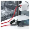 USB Cable RealPower MagneticCharge3 1m USB A Red