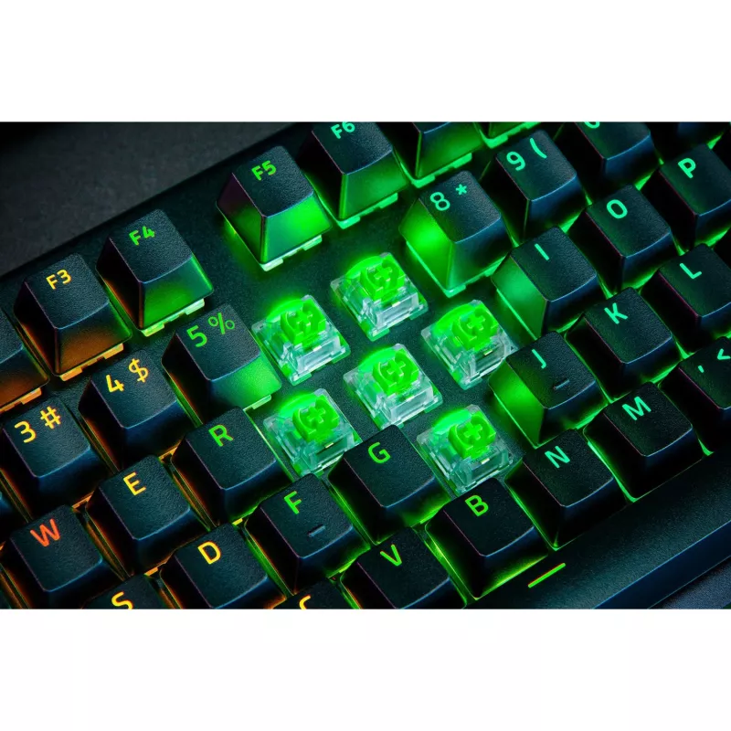 Razer BlackWidow V4 Pro Keyboard Gaming USB QWERTZ German Black