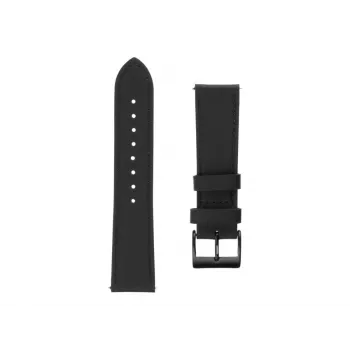 Leather watch strap FIXED FIXLST-22MM-BK — 22 mm quick-release, black