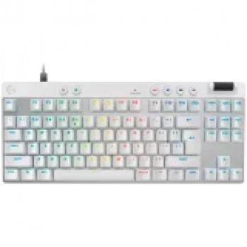 LOGITECH G PRO X TKL RAPID Gaming Keyboard - WHITE - US INT'L - USB - EMEA28i-935 - LINEAR