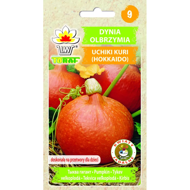 Uchiki Kuri Pumpkin Toraf Vegetable Seeds, 5g Pack