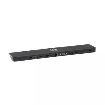 USB-C Dock, Triple Display - 4K HDMI & DP, VGA, USB 3.2 Gen 1, USB-A/C Hub, GbE, 100W PD Charging