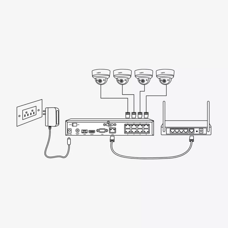 NVR Reolink NVS16 16-Channel PoE