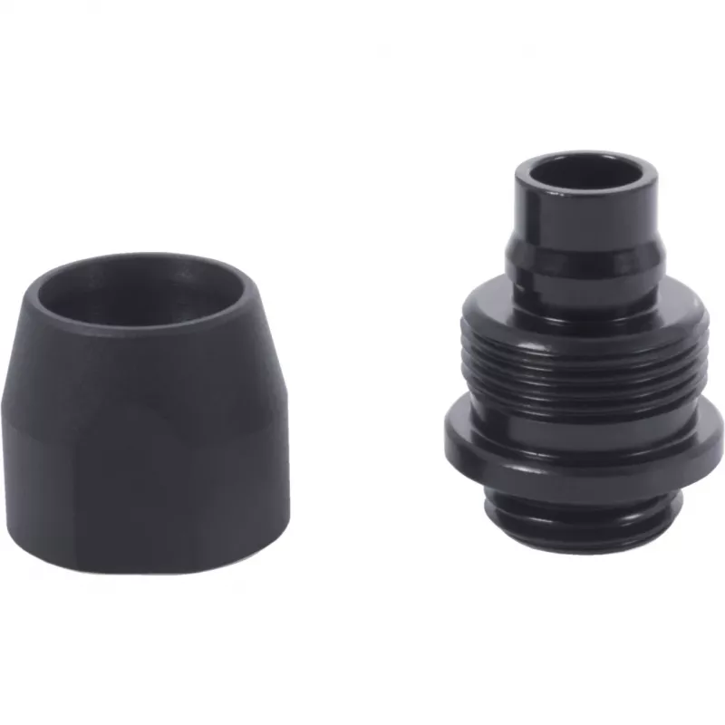 Fitting Alphacool 17638 Aluminium Brass Black 1.8 cm 2.4 cm