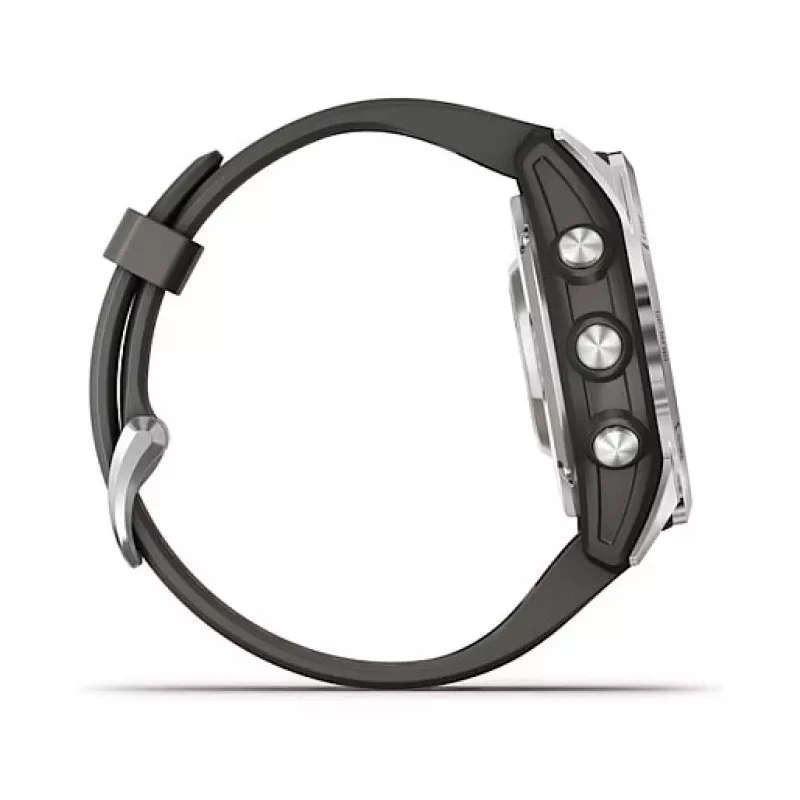 Garmin fēnix 7S Pro 3.05 cm (1.2) MIP 42 mm Digital 240 x 240 pixels Touchscreen Silver Wi-Fi GPS (satellite)