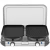 Portable grill stove Campingaz 2213311 — 2-zone, 5.4 kg, 490×350 mm, black/grey/silver