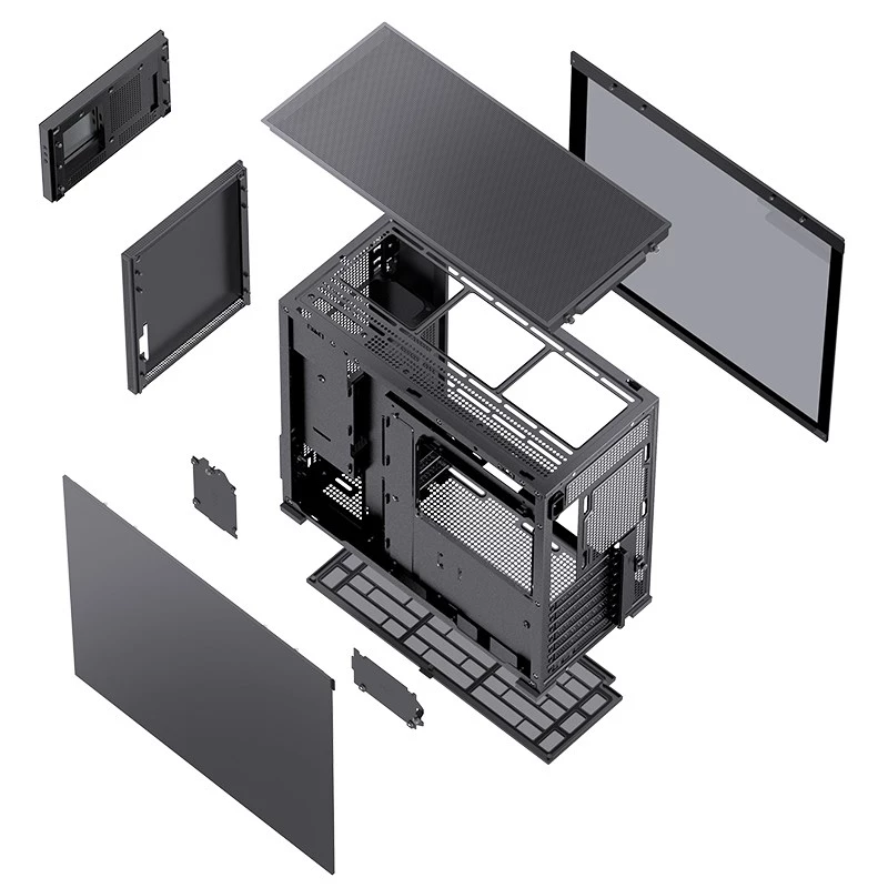 PC Case Jonsbo D41 MESH Midi Tower Black