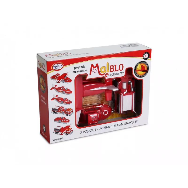 Vehicle set Popular Playthings Mix or Match Vehicles Fire and Rescue