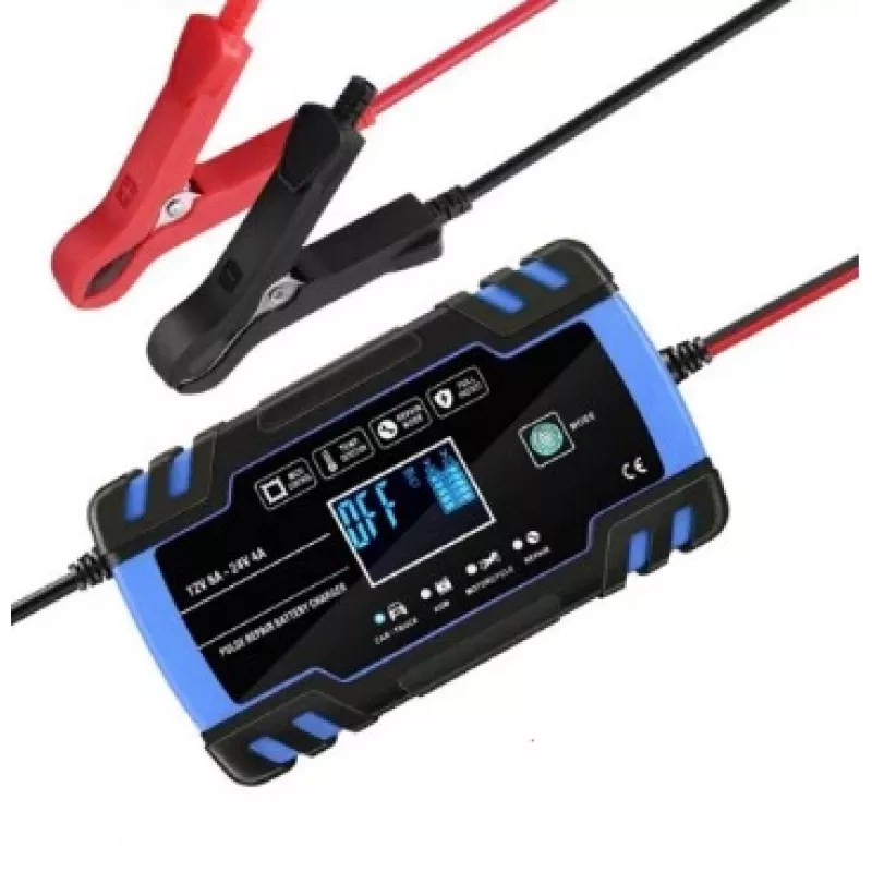 Extralink | Automatic Charger | for 12/24V 8A battery blue