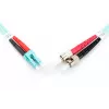 DIGITUS Professional - Patch-Kabel - LC Multi-Mode (M) - ST multi-mode (M) - 1,0m - Glasfaser - 50/125 Mikrometer - OM3 - halogenfrei, mit Knickschutz