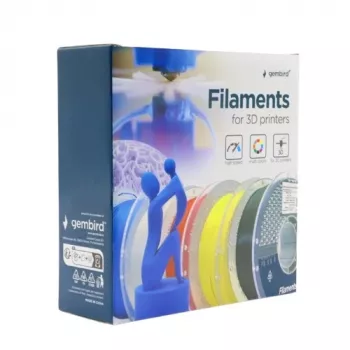 Filament spool Gembird PLA 1.75 mm Red 1 kg for 3D printing