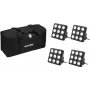 LED Party Panel Set EUROLITE 20000962 RGB UV — multicolor LED panels with RGB and UV light