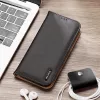 Dux Ducis Dux Ducis Hivo Ledertasche with Klappe Naturleder Brieftasche Case for Karten and Dokumente Samsung Galaxy S22+ (S22 Plus) Black