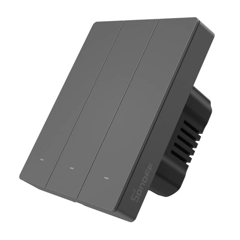 Smart wall switch Sonoff M5-3C-80 Wi‑Fi — 3‑gang, wall-mounted smart switch, model M5-3C-80