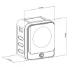 GB415 Electric Mini Tumble Dryer 3 kg