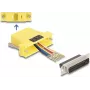 DeLOCK D-Sub 25 pin female to RJ45 female Assembly Kit yellow VGA RJ-45