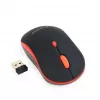 GEMBIRD MUSW-4B-03-R Wireless Optical Mouse MUSW-4B-03-R 1600 DPI nano USB Black-Red