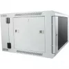 ALLNET SMB6612 12U 19-Inch Grey Floor Rack Cabinet with Glass Door, 600x600mm