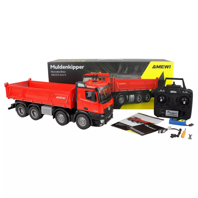 Amewi Mercedes-Benz Arocs dump truck 8x4/4 4WD 1 18 RTR ro (22693)