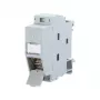 Metz Connect REGplus IP20 C6A Module 180°M - DIN outlet for rail mounting - RJ-45 - Light Grey (130B117003-E)