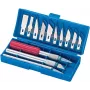 Carving tool set Basetech 482781 — 16 pieces hand carving tools