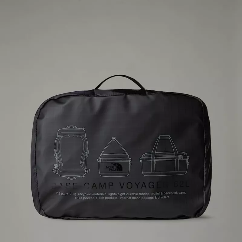 Travel bag The North Face Base Camp Voyager Duffel 62 - tnf black/asphalt grey