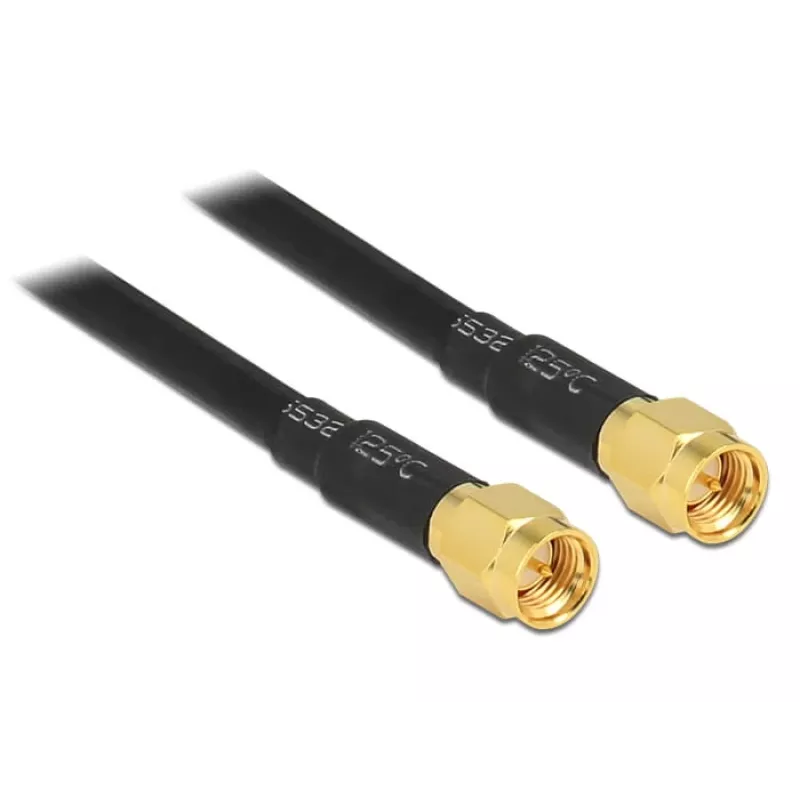Coaxial Cable DeLOCK 88891 LMR195 5m Black