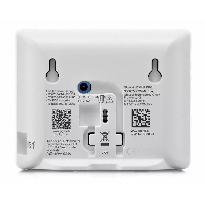 Gigaset N530 IP PRO + S700H PRO DECT telephone Caller ID Anthracite