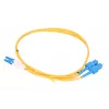 Patchcord Extralink SC/UPC to LC/UPC, Singlemode G.652D, Duplex PVC, 3mm, 1 m