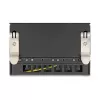 Patch panel DELOCK Mini Desktop RJ45 6-port Cat.6A shielded, metal, black, 80×22×125 mm