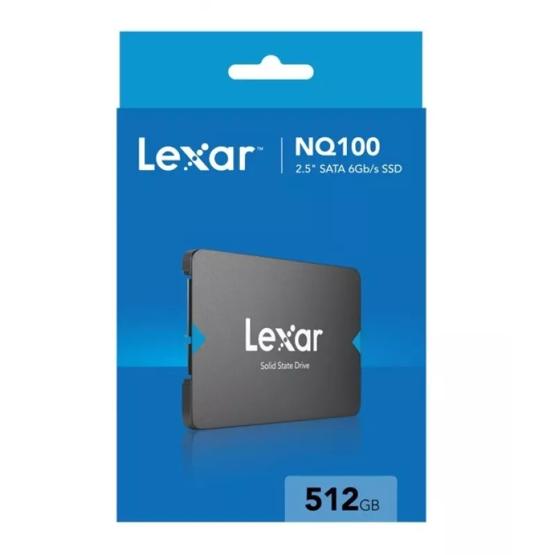 2.5 inch SSD Lexar NQ100 512 GB SATA III, 550 MB/s read, 6 Gbit/s transfer