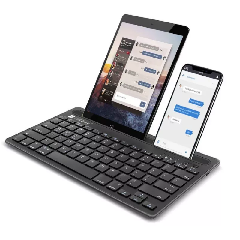 Techly ICTBK102U keyboard Universal Bluetooth QWERTY English Black