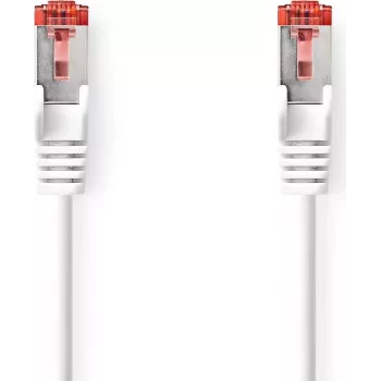 Nedis CAT6-Network Cable | RJ45 Plug | RJ45 Plug - S/FTP | 15.0 m | Indoor Area | Round | LSZH | White | Box