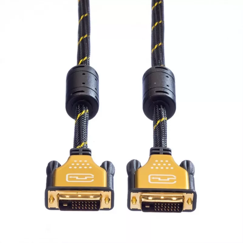 ROLINE GOLD Monitorkabel DVI, ST-ST (24+1) dual link 2,0m (11.04.5512)