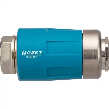 Safety coupling Hazet 9000-061 1/4 inch, rated 10 bar, quick-release pneumatic coupling