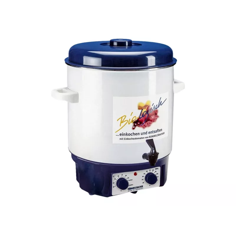 mulled wine- and preserving cooker KA 1804 (White/Blue, 1.800 Watt, 27 L)