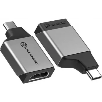 ALOGIC Ultra MINI - Videoadapter - 24 pin USB-C männlich zu HDMI weiblich - Space-grau - 4K Unterstützung (ULCHDMN-SGR)