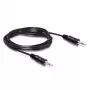 Audio cable SBOX 3.5-3.5-M/M-2 2m Black