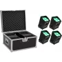 Spot light EUROLITE AKKU UP-4 Entry QCL QuickDMX — battery powered portable QCL wash/spot fixture