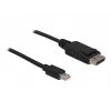 Cable Mini DP/DP 1.2 DeLOCK 82438 2 m Black
