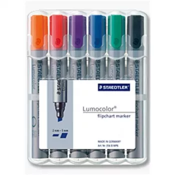 Marker Staedtler 356 B WP6 6 pc(s) Blue Green Orange Red Violet