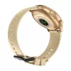 Smartwatch Zeblaze Btalk 3 Plus, round 1.39 inch IPS 360×360 touchscreen, 260 mAh, gold silicone strap