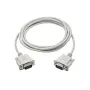 Akyga AK-CO-03 RS-232 Serial Cable, D-Sub 9-pin Male to Male, Straight-Through, 2 m, White