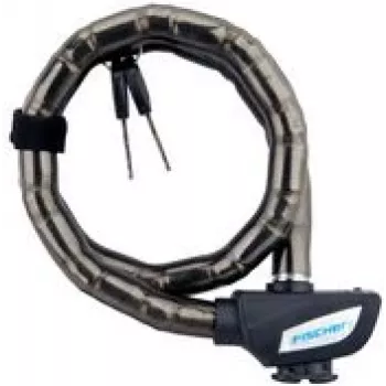 Bicycle lock FISCHER 85854 — 700 mm length, 18 mm diameter, black