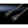 Power Cable Rittal DK 7200.215 Black 1.8 m C14 C13