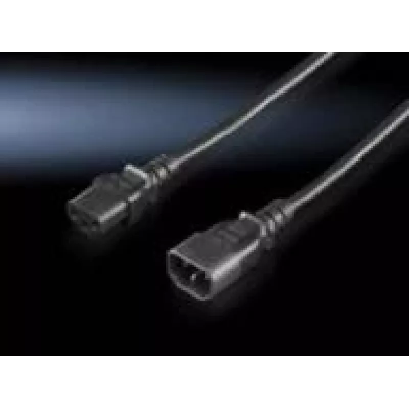 Power Cable Rittal DK 7200.215 Black 1.8 m C14 C13