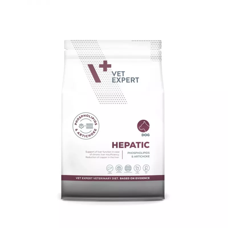 Dry dog food VETEXPERT Veterinary Diet Hepatic 2 kg — therapeutic liver support, 17.5% protein, 11.5% fat