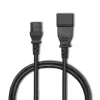 Power cable Qoltec 53991 Black 1.2 m C20 C13 coupler