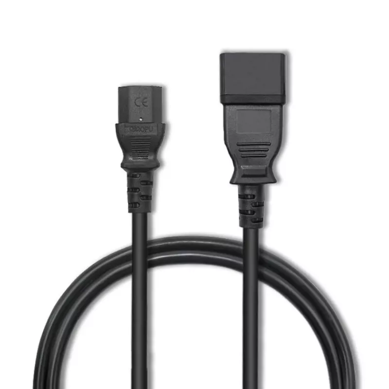 Power cable Qoltec 53991 Black 1.2 m C20 C13 coupler