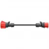 Adapter for Gemini flex 22 kW CEE red three-phase current 32A > CEE red 16A black 30cm